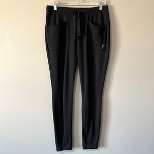 1st Phorm NEW Women’s Size Medium Black Waffle Knit Jogger Pants Drawstring Gym